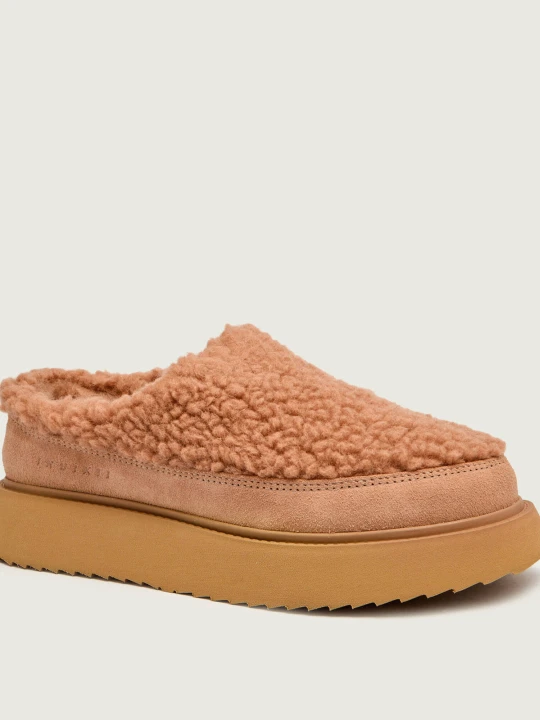 Zdjęcie produktu INUIKII Mule CURLY MICRO | shearling | wełna beżowy