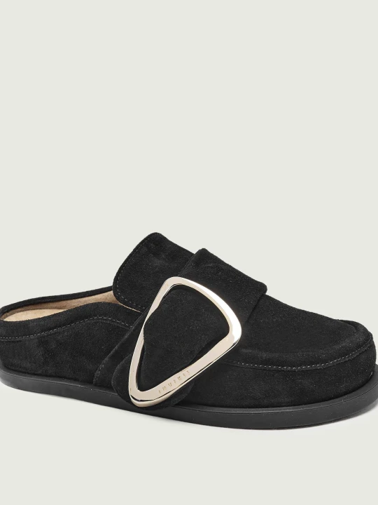 Zdjęcie produktu INUIKII Mule SOFT | zamsz czarny