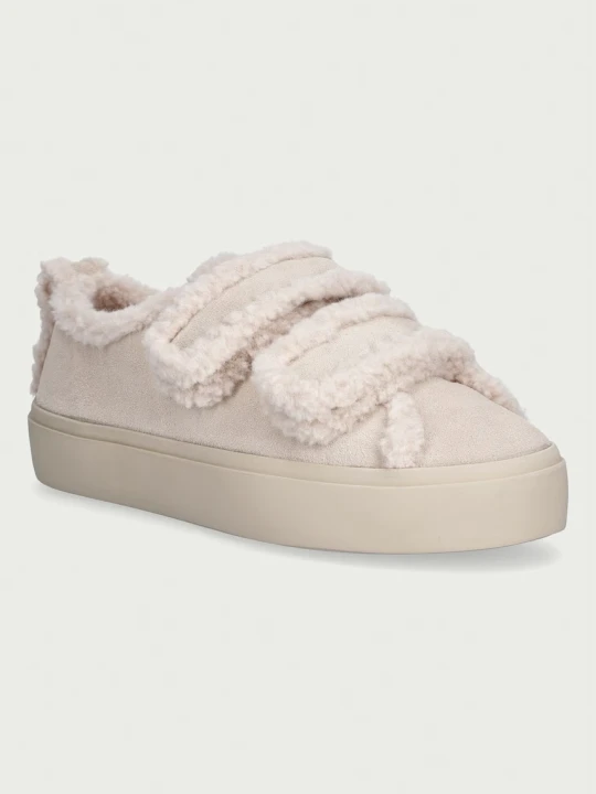 Zdjęcie produktu Inuikii Shearling Low Velcro Pastelle sneakersy damskie zamszowe
