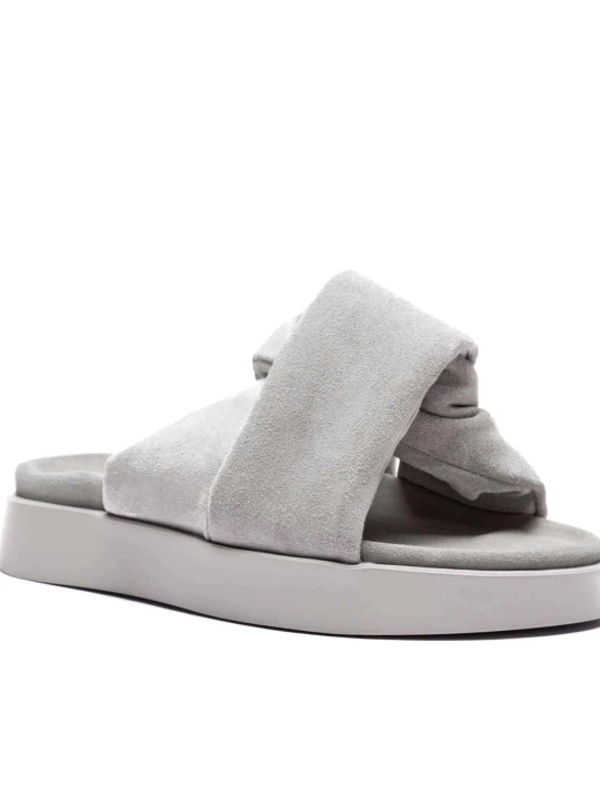 Zdjęcie produktu INUIKII Klapki SOFT CROSSED | zamsz szary
