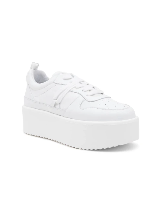 Zdjęcie produktu INUIKII Skórzane sneakersy Matilda biały