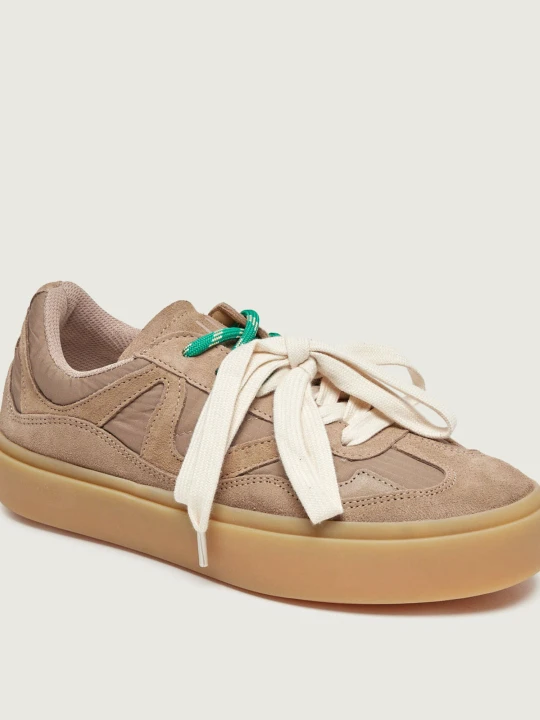 Zdjęcie produktu INUIKII Sneakersy LYNN | zamsz beżowy