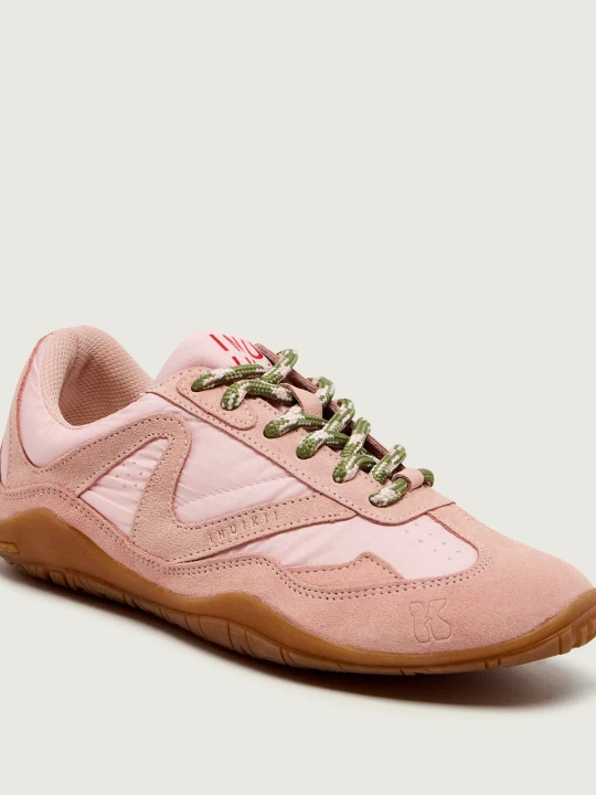 Zdjęcie produktu INUIKII Sneakersy MALIAH SKY | zamsz różowy
