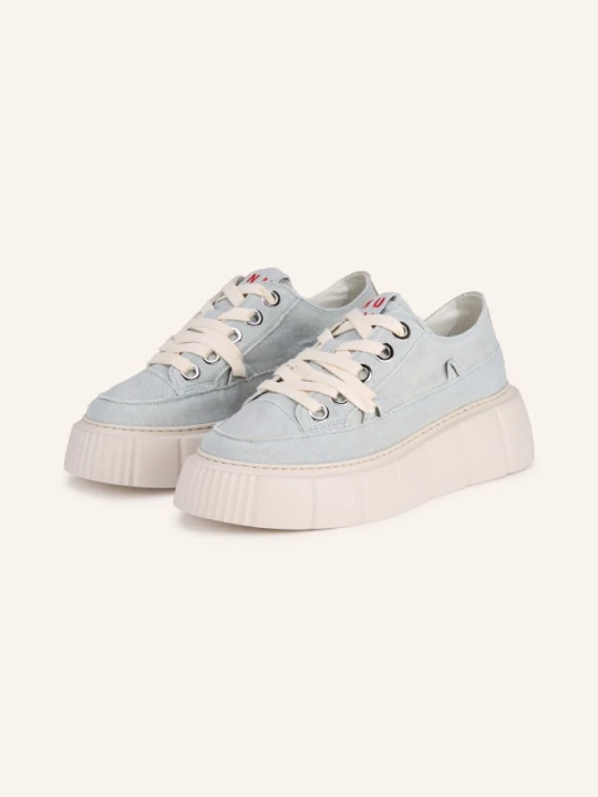 Zdjęcie produktu Inuikii Sneakersy Matilda Frayed Denim blau JASNONIEBIESKI