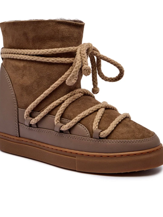Zdjęcie produktu INUIKII Śniegowce CLASSIC WEDGE | zamsz brązowy