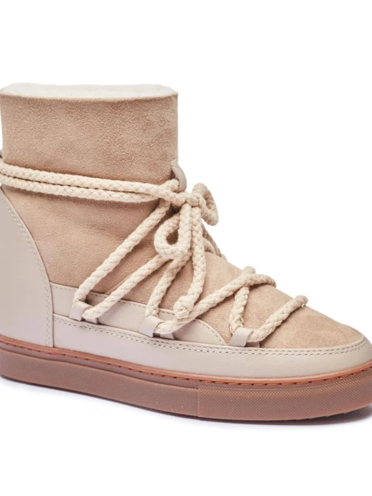 Zdjęcie produktu INUIKII Śniegowce CLASSIC WEDGE | zamsz beżowy