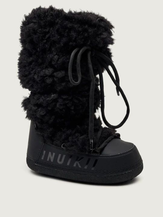 Zdjęcie produktu INUIKII Śniegowce MOUNTAIN TEDDY HIGH | shearling czarny