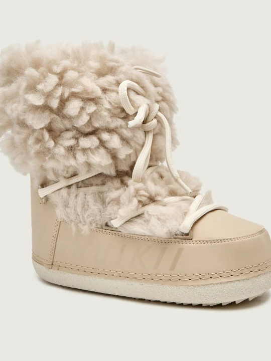 Zdjęcie produktu INUIKII Śniegowce MOUNTAIN TEDDY | shearling beżowy