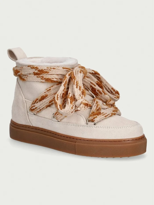 Zdjęcie produktu Inuikii Suede Knot śniegowce damskie zamszowe beżowy