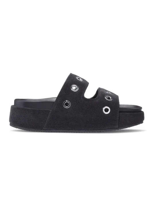 Zdjęcie produktu Inuikii SUEDE STUDS Klapki damskie Czarny