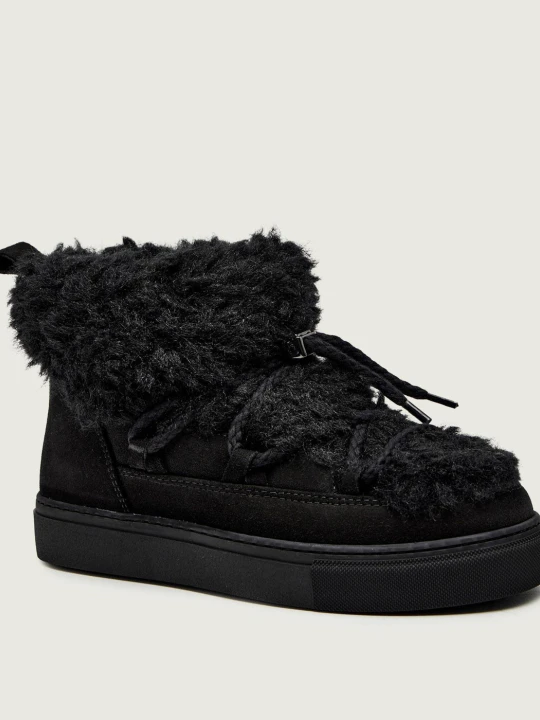 Zdjęcie produktu INUIKII TEDDY LOW Śniegowce damskie Czarny