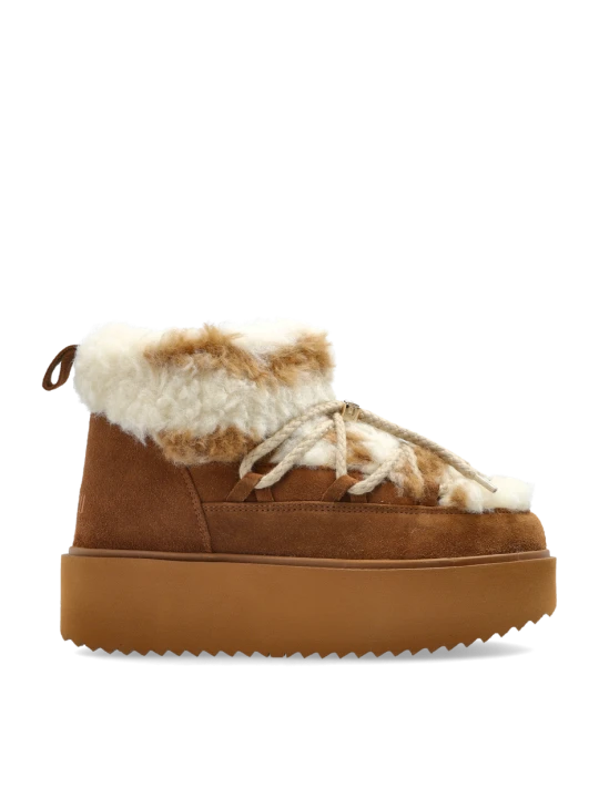 Zdjęcie produktu INUIKII TEDDY PLATFORM Śniegowce damskie Brązowy