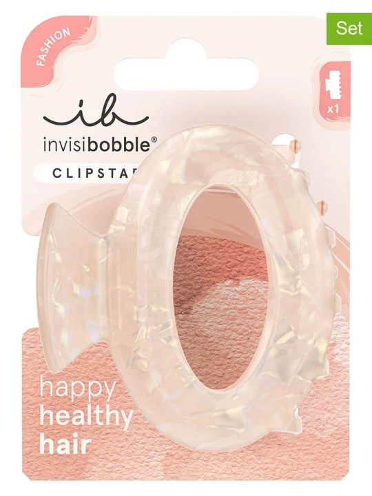 Zdjęcie produktu Invisibobble Spinki do włosów (2 szt.) w kolorze jasnoróżowym rozmiar: onesize