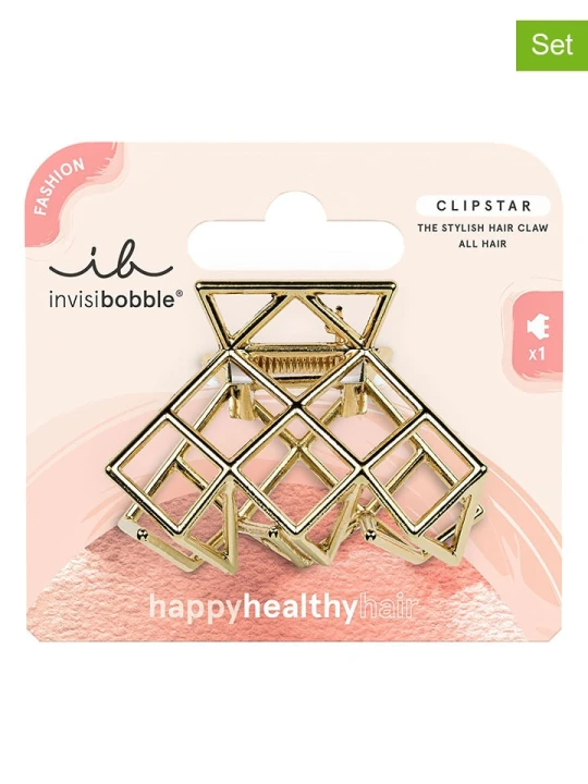 Zdjęcie produktu Invisibobble Spinki do włosów (2 szt.) w kolorze złotym rozmiar: onesize