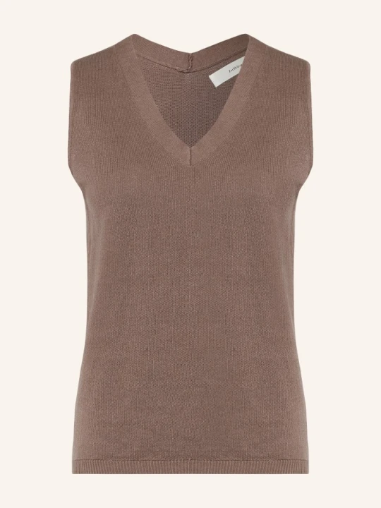 Zdjęcie produktu Inwear Dzianinowy Top Devaiw Z Lnem braun BRĄZOWY