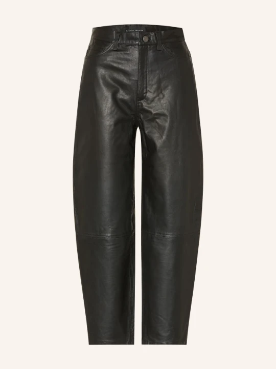 Zdjęcie produktu Inwear Skórzane Spodnie 7 / 8 schwarz CZARNY