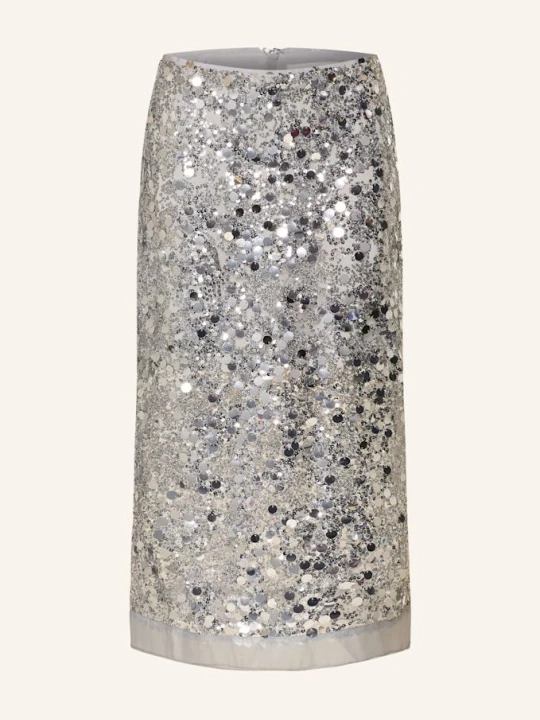 Zdjęcie produktu Inwear Spódnica Tiulowa Davinaiw Z Cekinami silber SREBRNY