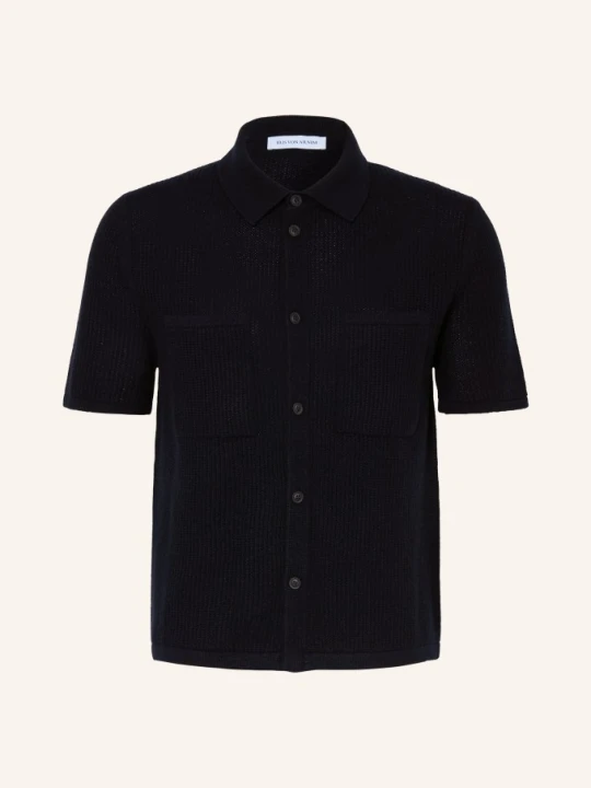 Zdjęcie produktu Iris Von Arnim Sweter Z Dzianiny Aurelian Comfort Fit Z Kaszmiru blau GRANATOWY