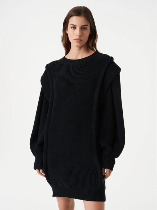 Zdjęcie produktu IRO Sukienka dzianinowa Lorely AR641 Czarny Relaxed Fit