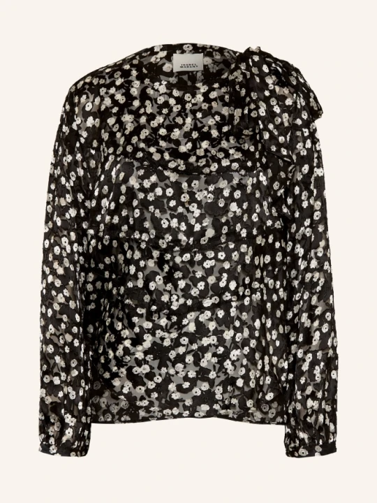 Zdjęcie produktu Isabel Marant Bluzka Koszulowa Firma Z Jedwabiem schwarz