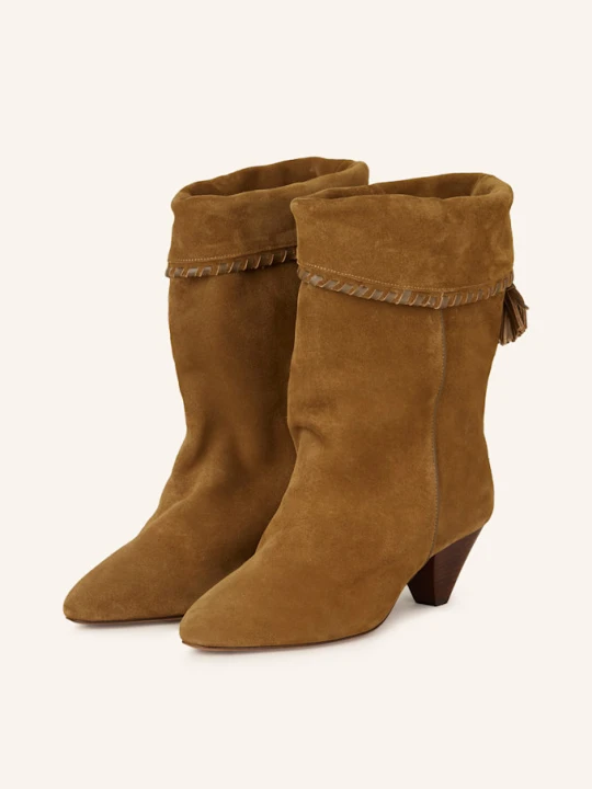 Zdjęcie produktu Isabel Marant Botki Dalby beige BRĄZOWY