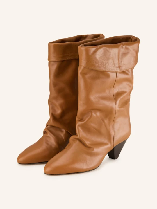 Zdjęcie produktu Isabel Marant Botki Dalby beige BRĄZOWY