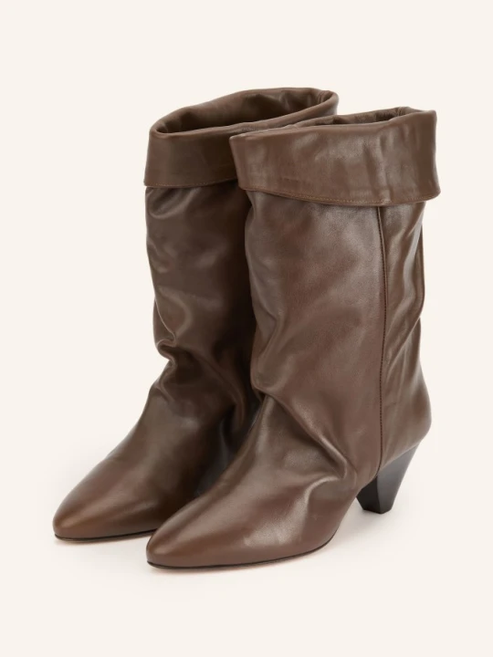 Zdjęcie produktu Isabel Marant Botki Dalby braun CIEMNOBRĄZOWY