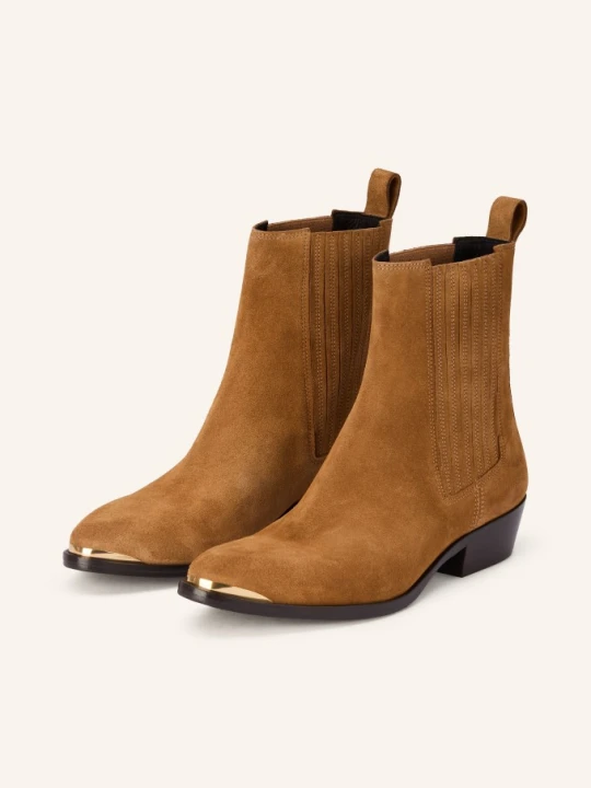 Zdjęcie produktu Isabel Marant Botki Delano beige KONIAKOWY