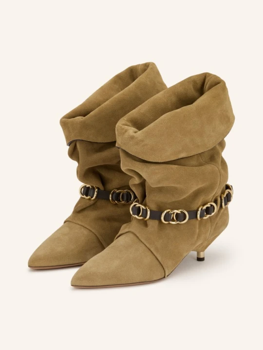 Zdjęcie produktu Isabel Marant Botki Edrik Rings beige