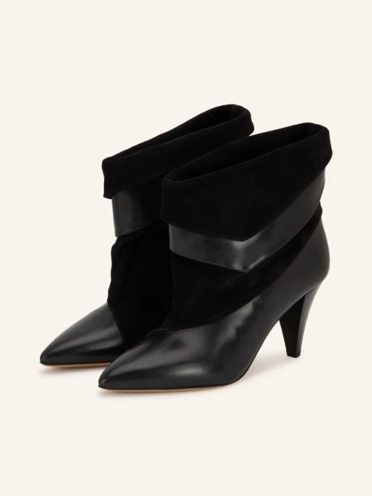 Zdjęcie produktu Isabel Marant Botki Lyone schwarz CZARNY