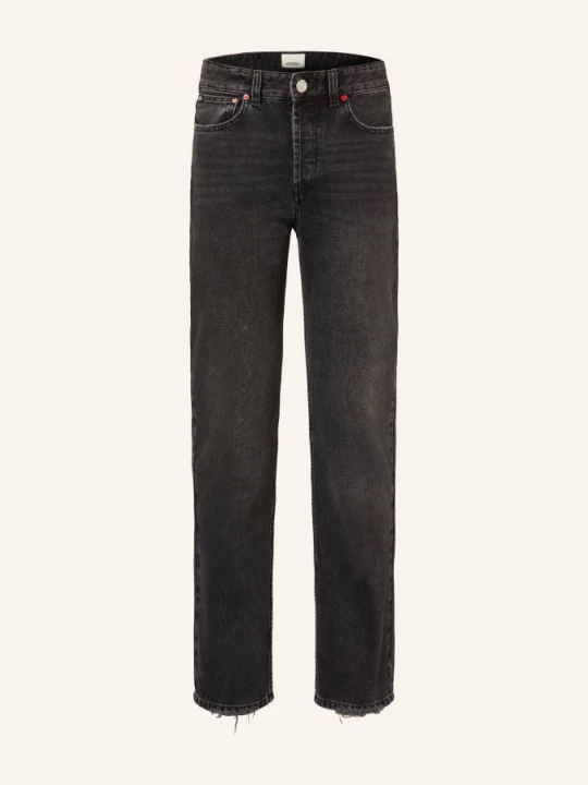 Zdjęcie produktu Isabel Marant Jeansy Straight Daya Z Nitami schwarz 02FK FADED BLACK
