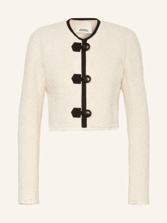 Zdjęcie produktu Isabel Marant Kurtka Z Kasztanowego Bouclé Gradilia weiss