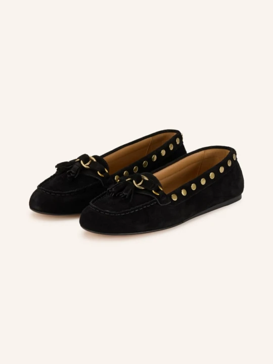 Zdjęcie produktu Isabel Marant Mokasyny Faxel Z Nitami schwarz CZARNY