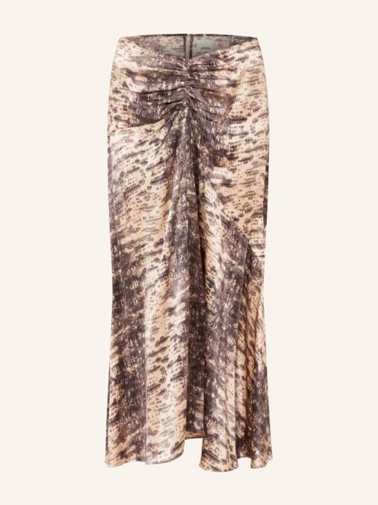 Zdjęcie produktu Isabel Marant Satynowa Spódnica Laren Z Jedwabiu beige