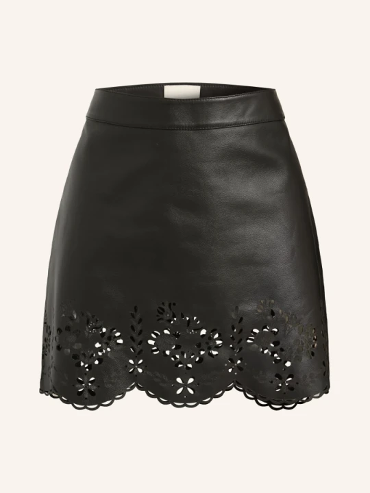 Zdjęcie produktu Isabel Marant Skórzana Spódnica Natea schwarz CZARNY