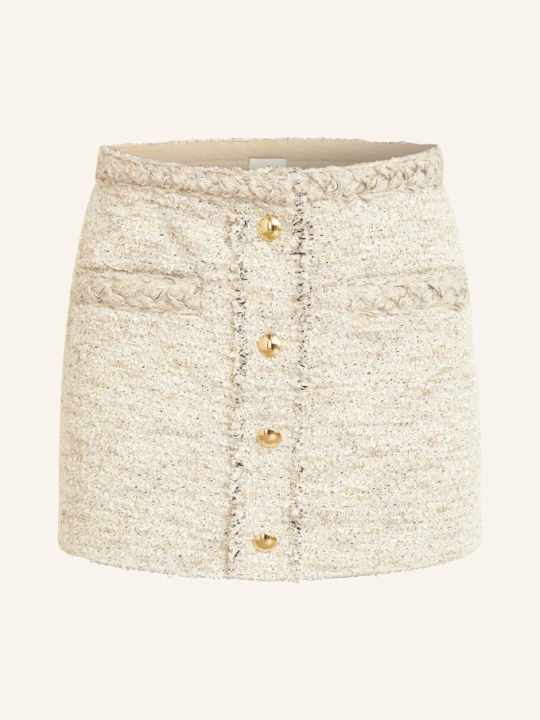 Zdjęcie produktu Isabel Marant Spódnica Bouclé Gleny Z Błyszczącą Przędzą beige ECRU