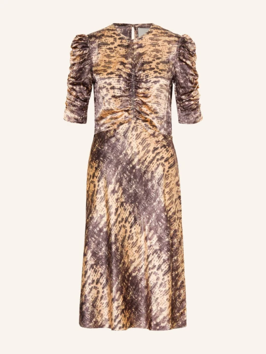 Zdjęcie produktu Isabel Marant Sukienka Koktajlowa Lemila Z Jedwabiu Z Rękawami 3 / 4 beige