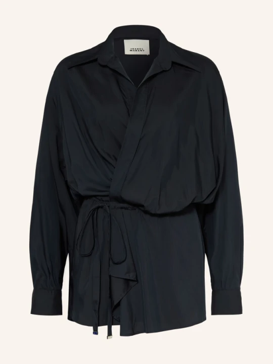 Zdjęcie produktu Isabel Marant Bluzka Kopertowa Keren schwarz CZARNY