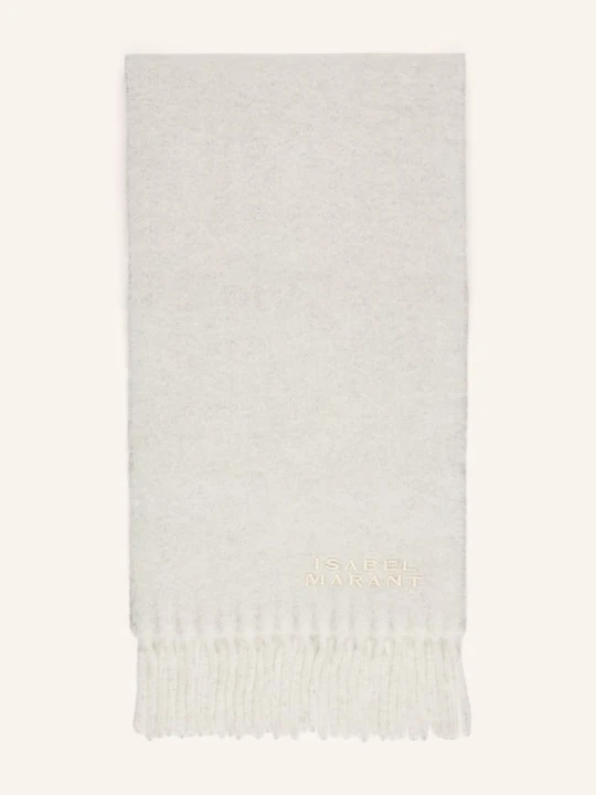 Zdjęcie produktu Isabel Marant Szal Z Alpaki Firny grau JASNOCZARY