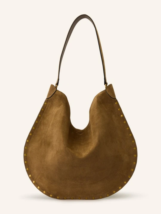 Zdjęcie produktu Isabel Marant Torba Shopper Oskan Z Saszetką I Ćwiekami beige KHAKI