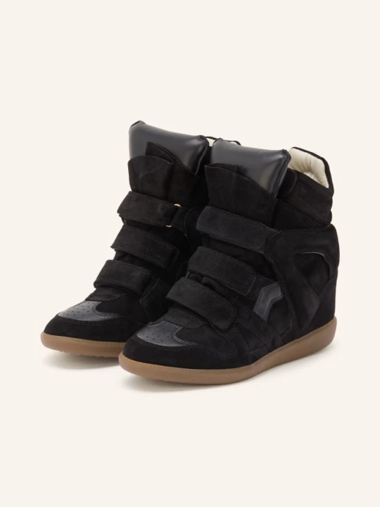 Zdjęcie produktu Isabel Marant Wysokie Sneakersy Bekett schwarz CZARNY