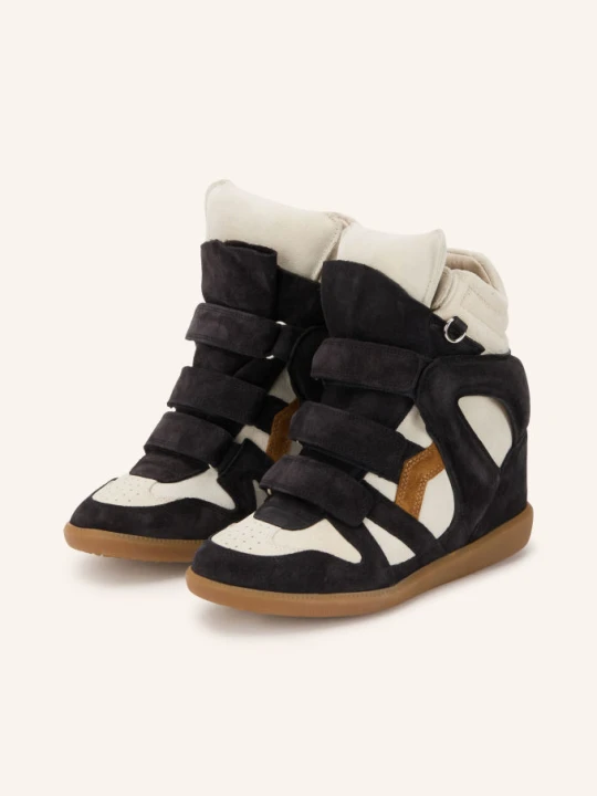 Zdjęcie produktu Isabel Marant Wysokie Sneakersy Bekett schwarz czarny