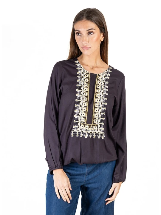 Zdjęcie produktu Isla Bonita by SIGRIS Bluzka w kolorze czarnym rozmiar: M
