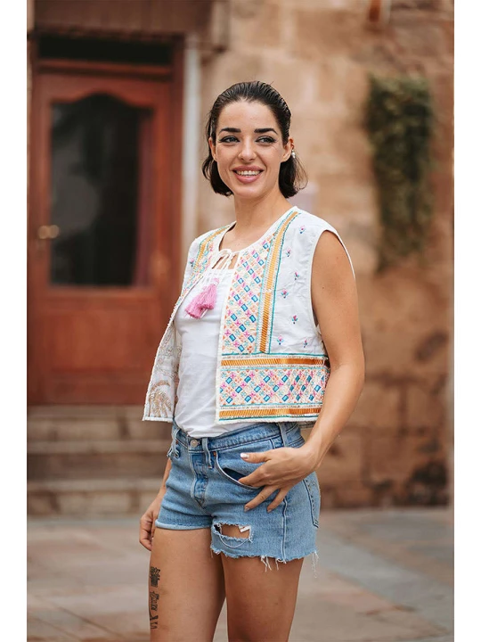 Zdjęcie produktu Isla Bonita by SIGRIS Kamizelka ze wzorem rozmiar: L