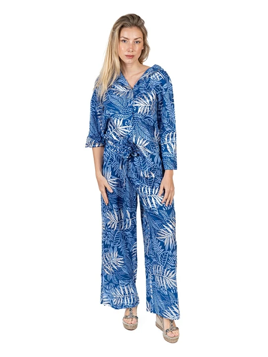 Zdjęcie produktu Isla Bonita by SIGRIS Spodnie w kolorze niebieskim rozmiar: M