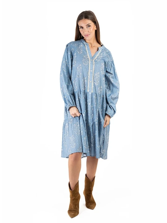 Zdjęcie produktu Isla Bonita by SIGRIS Sukienka w kolorze błękitnym rozmiar: XL