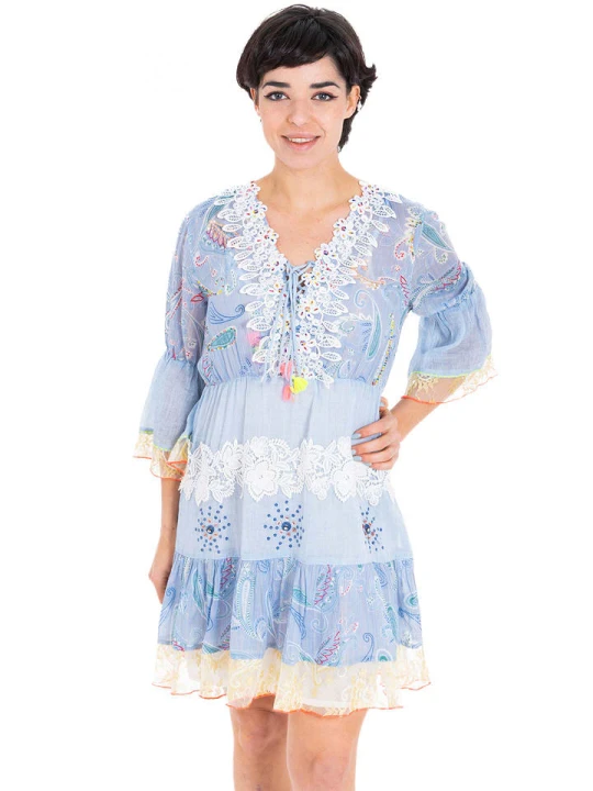 Zdjęcie produktu Isla Bonita by SIGRIS Sukienka w kolorze błękitnym rozmiar: XL