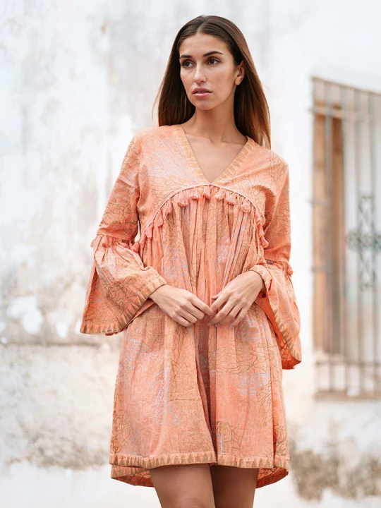Zdjęcie produktu Isla Bonita by SIGRIS Sukienka w kolorze pomarańczowym rozmiar: XXL