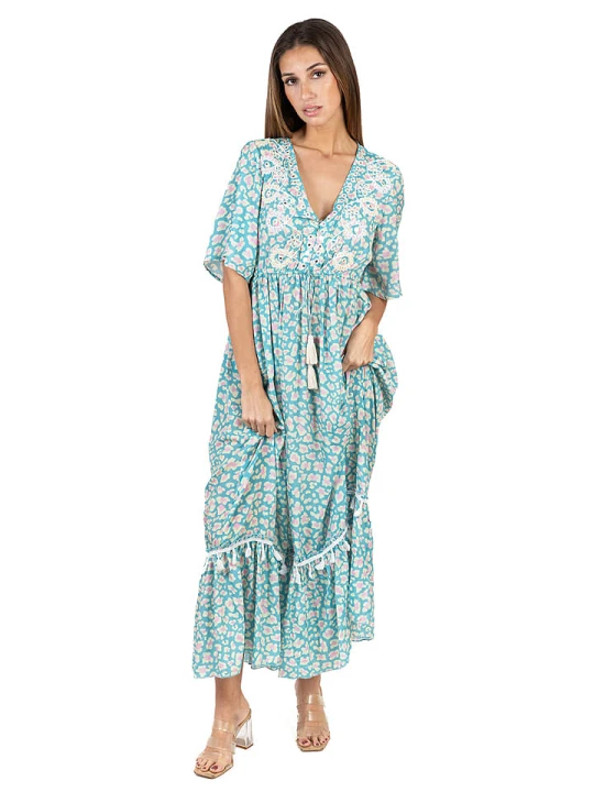 Zdjęcie produktu Isla Bonita by SIGRIS Sukienka w kolorze turkusowym rozmiar: XL