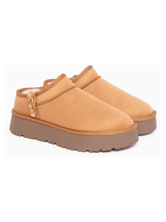 Zdjęcie produktu ISLAND BOOT Botki "Idalia" w kolorze jasnobrązowym rozmiar: 39